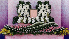 一般葬プランの祭壇