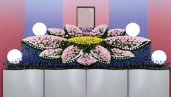 一般葬プランの祭壇